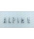 Alpine plastic spare letters on the front face - 1