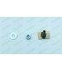 Stainless steel fender strip clip with washer and nut - 2