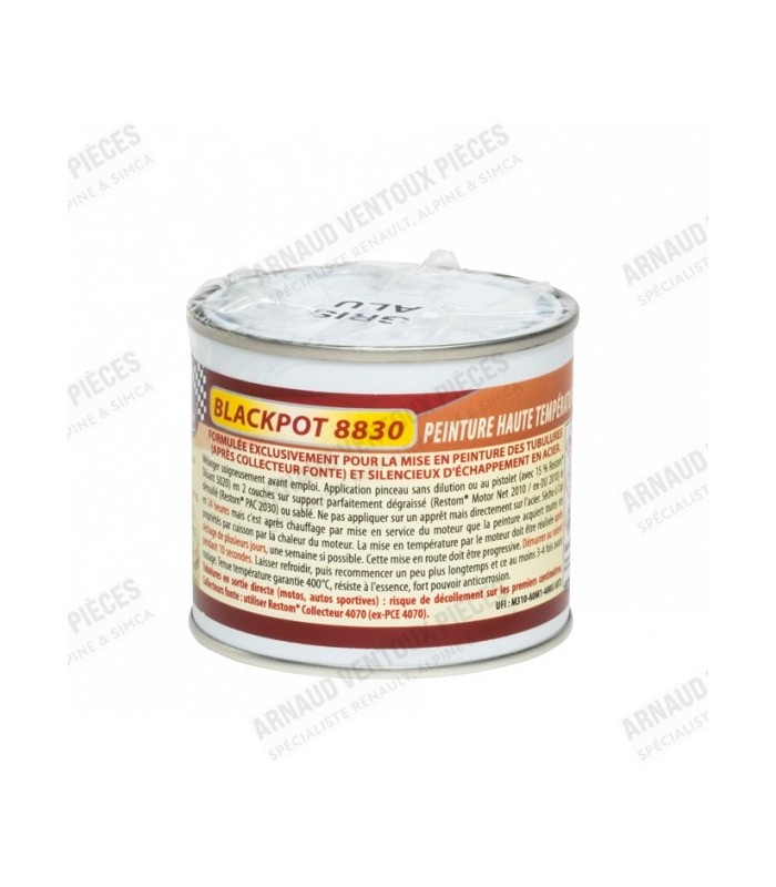 Paint for silencer / steel exhaust line - satin black - 1