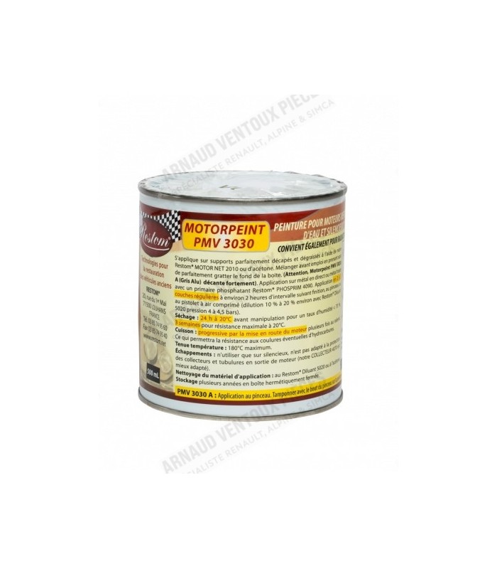Peinture pour bloc moteur - Rouge feu - RAL 3000 - 1