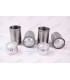 Jeu de chemises et pistons Ø74.5mm avec segments axe complet - 1