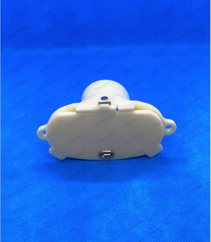 Oval heating flap on the visible part and round rear part - 2nd model - 1