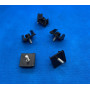 Kit of 5 fixing clips for aluminum grille - ref 082452800 - 1