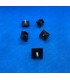 Kit of 5 fixing clips for aluminum grille - ref 082452800 - 2