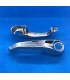 Set of 2 chrome plastic door handles - Right side and Left side - 4L - 2