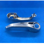 Set of 2 chrome plastic door handles - Right side and Left side - 4L - 2