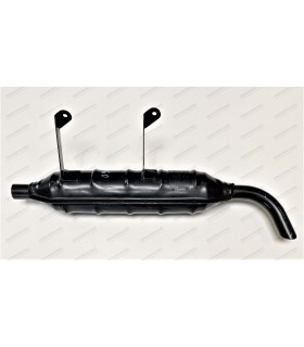 Silencieux d'échappement à 2 pates de fixation - 2ème modèle (de 1953 à 1954) - 1