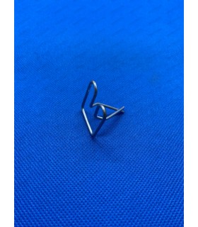 Clip for attaching 3 mustache moldings - 4CV (2nd model) - 1