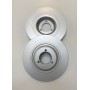 Pair of front or rear brake discs - Ø 260mm x 8mm - 1