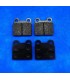 Set of front brake pads - Simca 1000 Rallye / R1 - 1