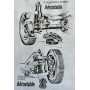 Pair of "aerostable suspension" front shock absorbers - Dauphine and Ondine from 1956 to 01/1967 (Dauphine Gordini included) - 2