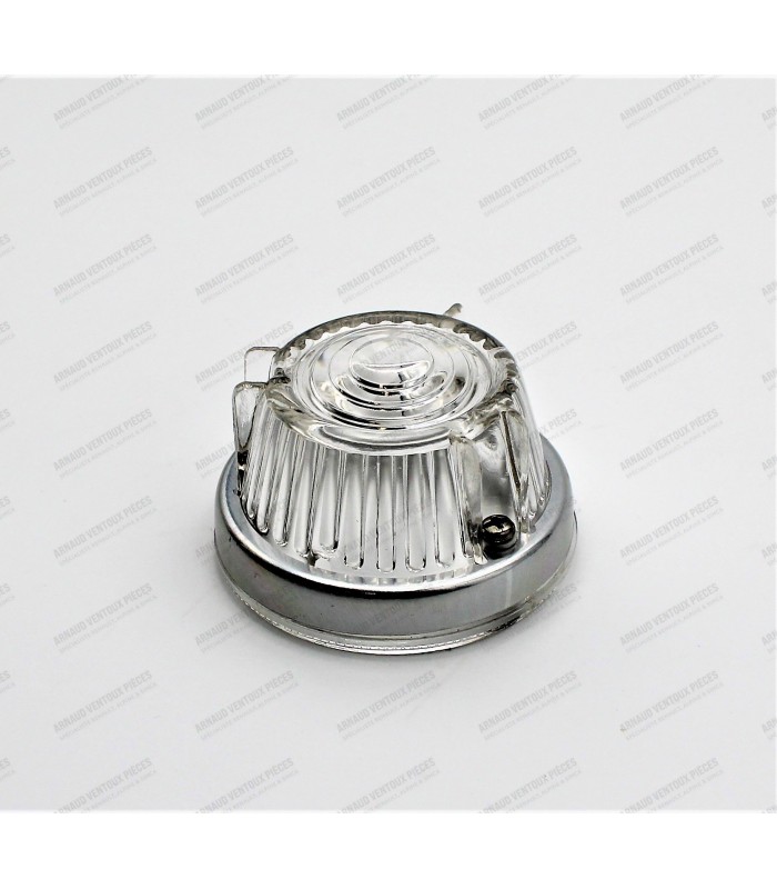 Cabochon de clignotant avant rond avec face plate