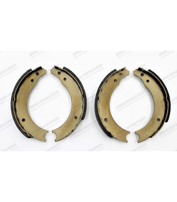 Rear brake shoe set 160x26