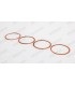 Kit of 4 liner base copper seals - Ø 62.5mm thickness 1mm - 1