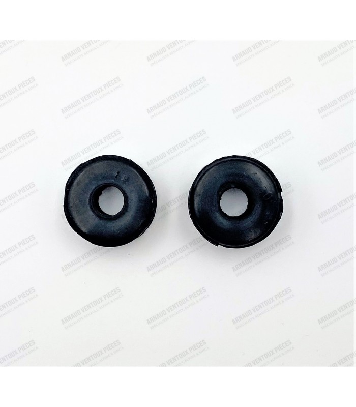 Paire de rondelles caoutchouc supérieures pour tige amortisseur Avant ou Arriere - 2