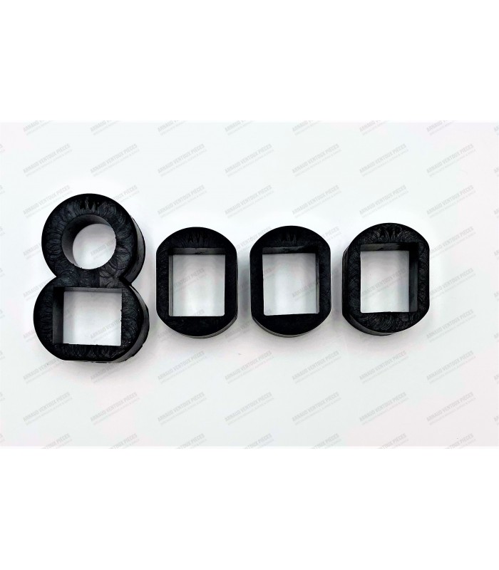 Kit of 4 rubbers between handle and inside of door - 2