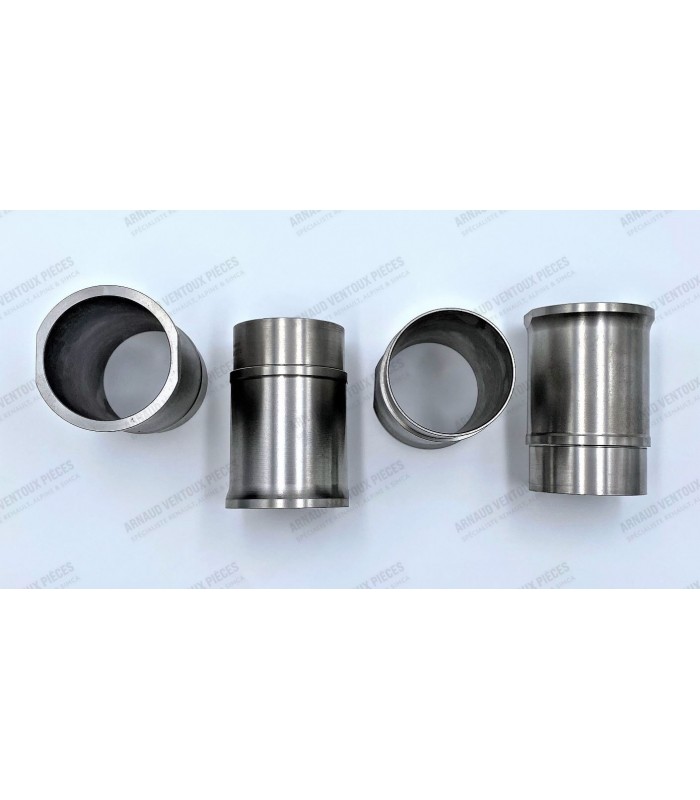 Jeux de 4 chemises seules en fonte Ø75.7mm (Moteur1296cc Type 812) - 2