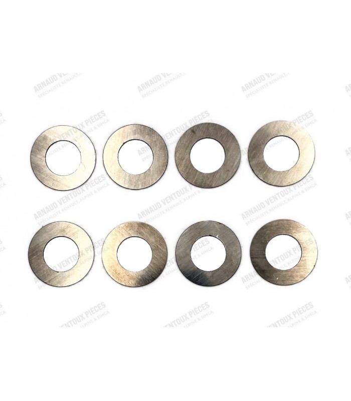 Kit de 8 rondelles sous ressort de soupapes (Moteur 1108cc et 1300cc) - Réf 0003812600 (38126) - 2