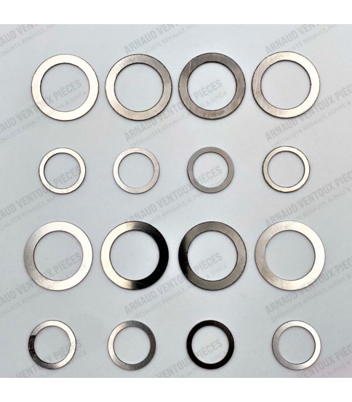 Kit of 16 valve spring washers (1400cc engine) - Ref 7703053261 (8 ...