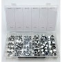 Assortment of locking nuts - M4, M5, M6, M8 & M12 - 146 pieces - 1