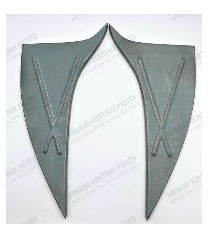 Right and left floor triangle pair