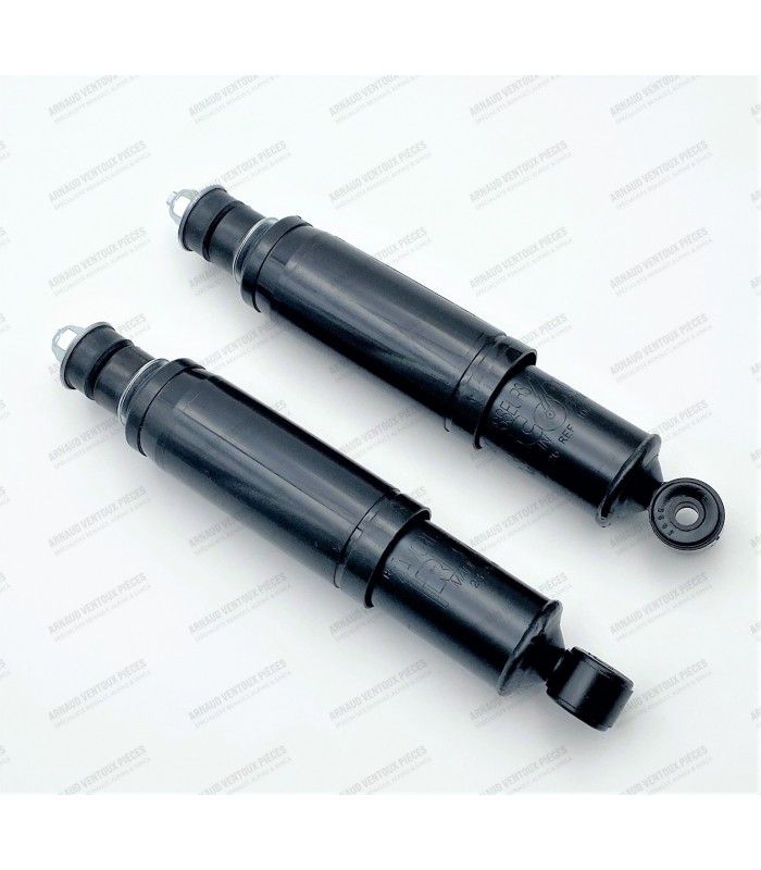 Pair of front "non-aerostable suspension" shock absorbers - Dauphine (R1090) from 1956 to the end ... (Dauphine Gordini included