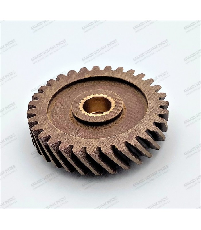 Timing pinion in celoron - thickness 20mm - axis Ø20mm - Dauphine1093