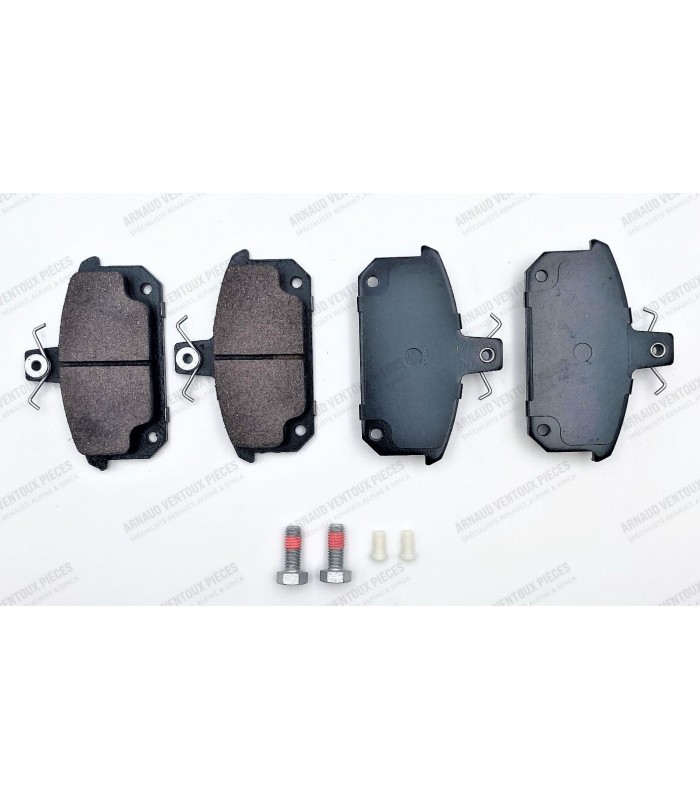 Front brake pad (Girling assembly) - R5 Alpine Turbo (122B) - Ref 7701202974 - 2