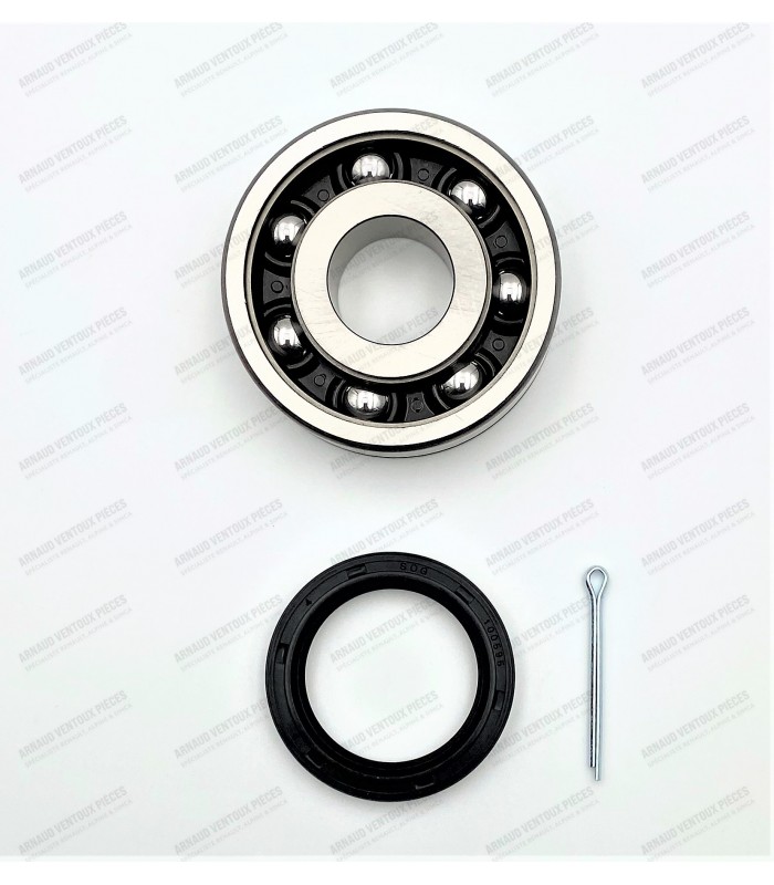Wheel shaft bearing 7 balls with oil seal - 25x68x19 - 2