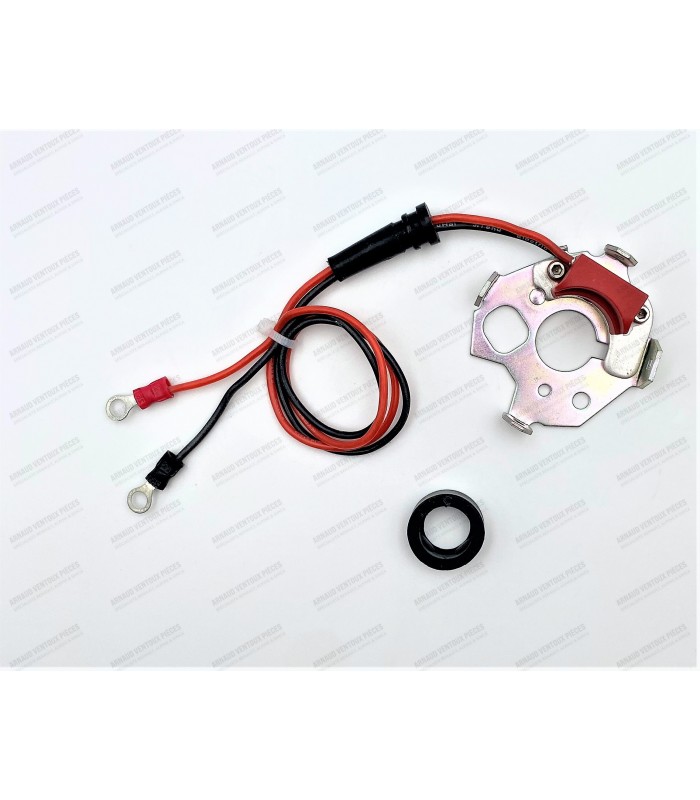 Kit de conversion en allumage électronique pour allumeur Ducellier 12V "SANS dépression" (Livré assembler avec le plateau) - 2