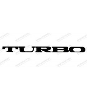 Sticker black "Turbo" - R5 Alpine Turbo (122B) - 1