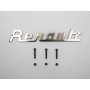 "Renault" italic logo - rear cover (polished stainless steel) - 1