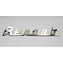 "Renault" italic logo - rear cover (polished stainless steel) - 2