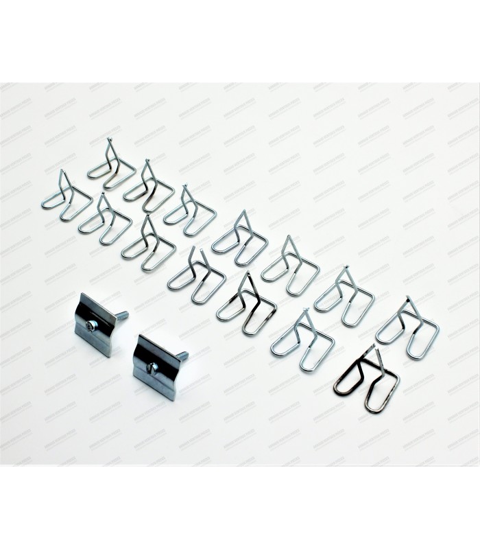 kit of 3 front bumper mustaches 2nd model (from 1954) - 3