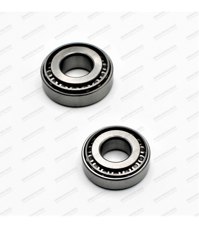 Kit of 2 spindle bearings Ø20mm (20x47x15.2 + 17x40x13.2)