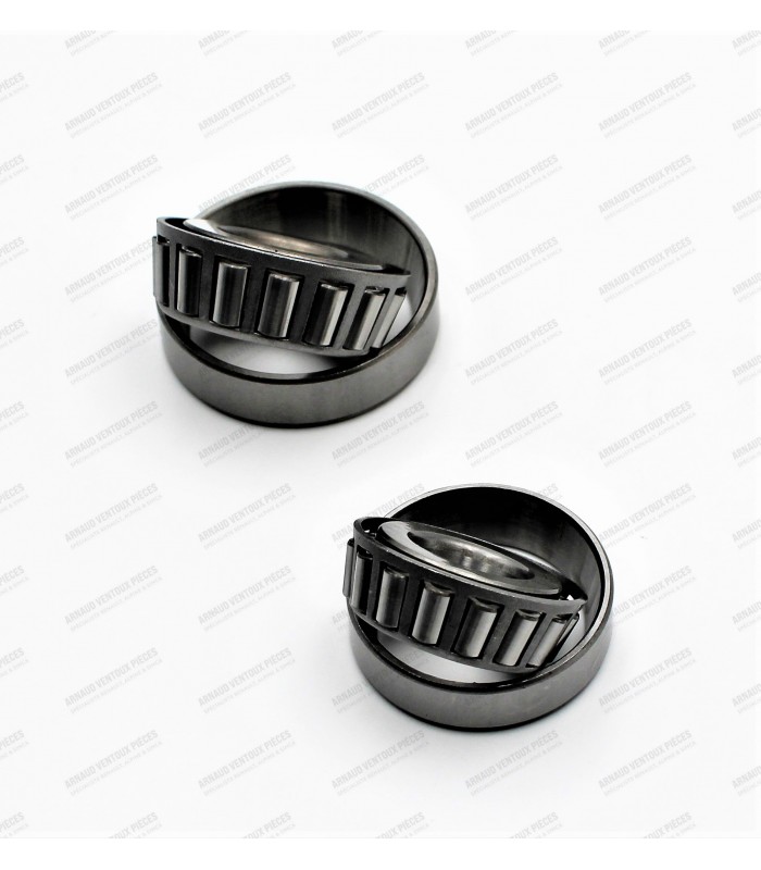 Kit of 2 spindle bearings Ø20mm (20x47x15.2 + 17x40x13.2)