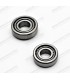 Kit of 2 spindle bearings Ø20mm (20x47x15.2 + 17x40x13.2)
