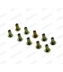 Kit of 10 brass rivets for brake lining - 2