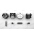 Piston set "original dimension" Ø 76.7 with segments and pins - R1 / R2 / R3 - 2
