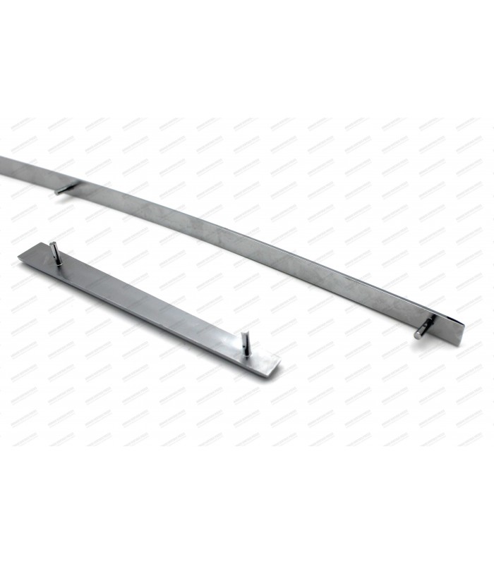 Kit of 2 front panel monogram chrome strips - 4