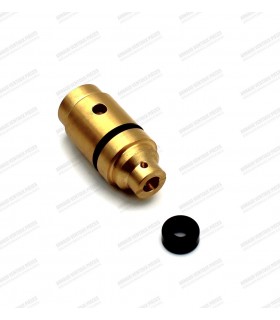 Speedometer cable sheath for gearbox with O-ring and oil seal