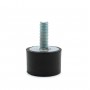 Round rubber trumpet travel stopper