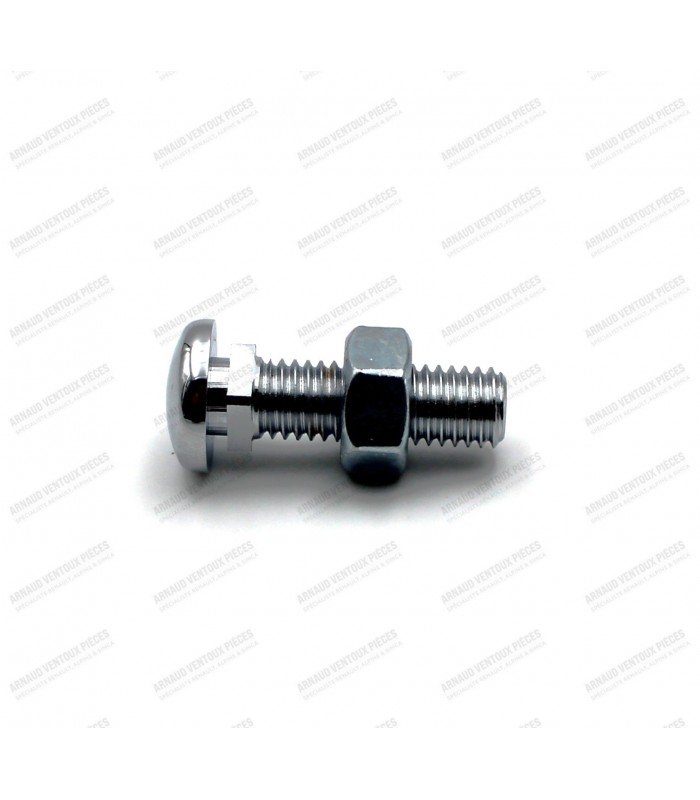 Chrome Pan Head Bumper Screw (Square Under Head)