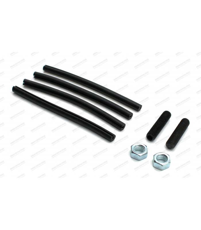 Pair of Front or Rear Bumper Stops in Chromed Brass - 4CV