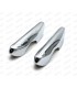 Pair of Front or Rear Bumper Stops in Chromed Brass - 4CV