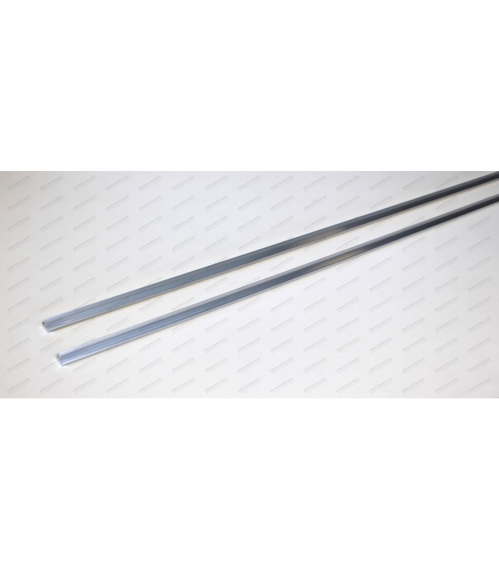 Kit de 2 joncs alu droit pour pare brise ou lunette arrière - réf 6000000134 - 2