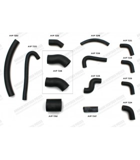 Kit de 14 durites (Caoutchouc) de refroidissement autour du moteur - 1