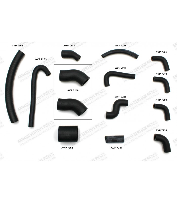 Hose kit around the engine - 1