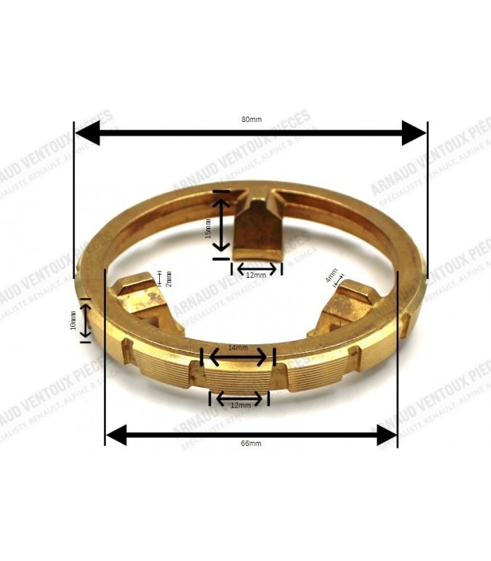 1st synchro (9° outer cone) - Gearbox 330 / 352 / 353 / 364 / 365 - Ref 0428406100 - 2