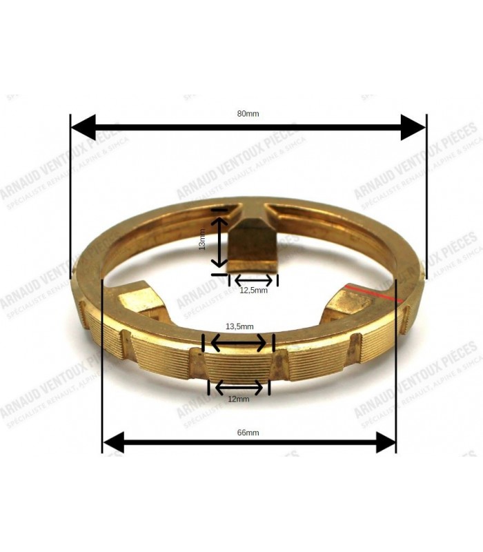 Synchro de 2ème (Cône extérieur à 9°) - Boite 330 / 352 / 353 / 364 / 365 - réf 0428406300 - 2
